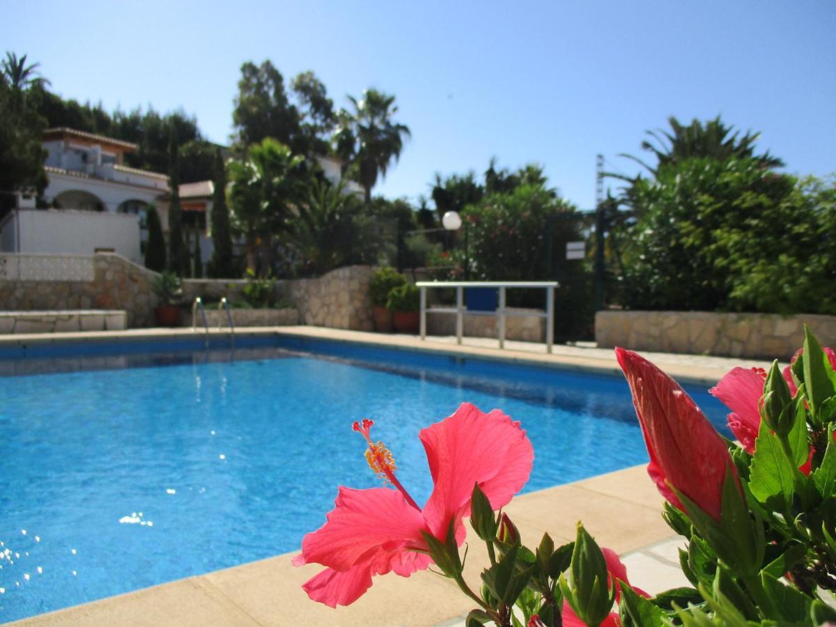 Strandnahe Wohnung Mit Meerblick Moraira Exterior foto