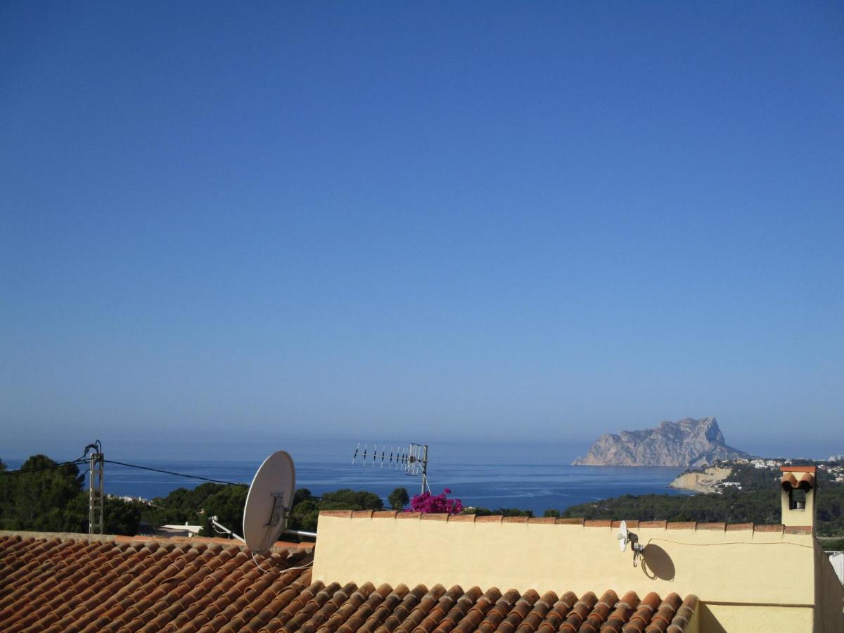 Strandnahe Wohnung Mit Meerblick Moraira Exterior foto