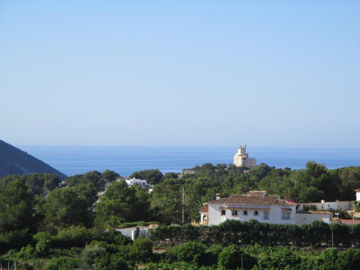 Strandnahe Wohnung Mit Meerblick Moraira Exterior foto